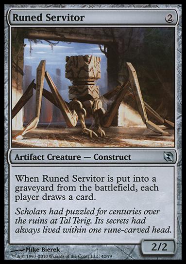 Magic the Gathering: Duel Decks: Elspeth vs. Tezzeret (Base Set) card 42 Runed Servitor