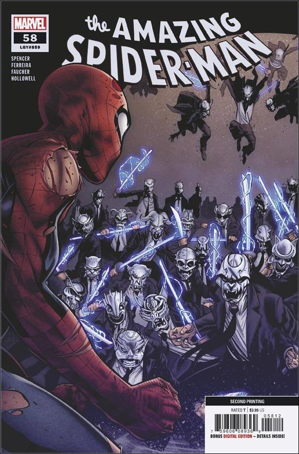 Amazing Spider-Man (2018) issue 58-E Mark Bagley Cover (2nd Printing)
