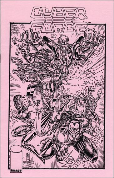Cyberforce Ashcan Preview  issue Ashcan-B Pink Cover