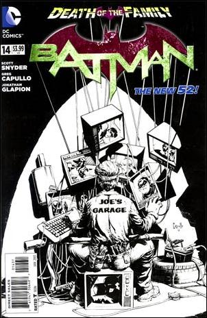 Batman (2011) issue 14-E Greg Capullo 1:100 Sketch Cover