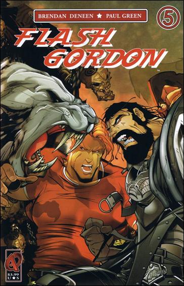 Flash Gordon (2008) issue 5 Flash, Thun and Vultan Cover