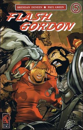 Flash Gordon (2008) issue 5 Flash, Thun and Vultan Cover