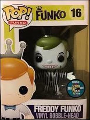 Pop! Funko - Freddy Funko figure 16 Freddy Funko (Beetlejuice) SDCC 1/96 
