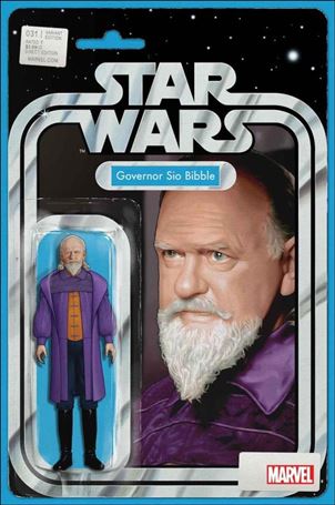 Star Wars (2020) issue 31-C John Tyler Christopher Action Figure Cover