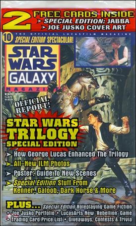 Star Wars Galaxy issue 10 Polybagged with Promo Cards and Poster