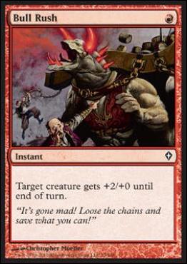 Magic the Gathering: Worldwake (Base Set) card 73 Bull Rush