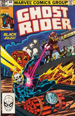 Ghost Rider (1973) issue 60-B UK Price Cover