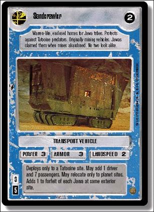Star Wars: Premiere Limited (Base Set) card 312 Sandcrawler