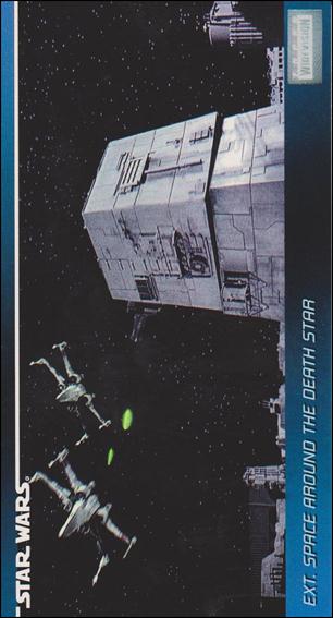 Star Wars Widevision (Base Set) card 90 Ext. Space Around the Death Star