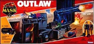 M.A.S.K.  (Vehicle and Figure Sets) figure 16 Outlaw (w/ Miles Mayhem and Nash Gorev)