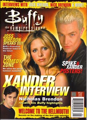 Buffy the Vampire Slayer Magazine issue 11-B Buffy & Spike Cover