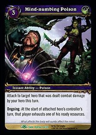 World of Warcraft: Through the Dark Portal (Base Set) card 84 Mind-numbing Poison 