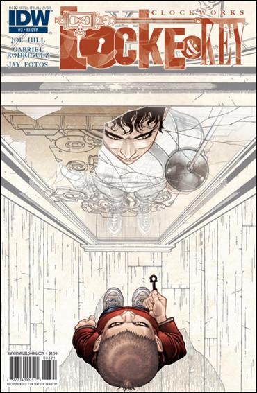Locke & Key: Clockworks issue 3-B Red Title 1:10 Spot Color Cover
