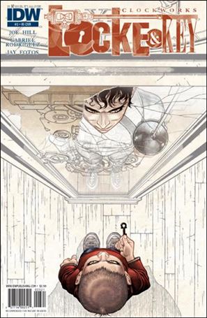 Locke & Key: Clockworks issue 3-B Red Title 1:10 Spot Color Cover