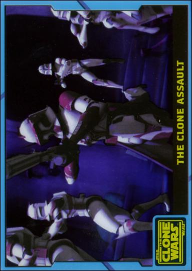 Star Wars: The Clone Wars (Blue Animation Cel Subset) card nn3 The Clone Assault