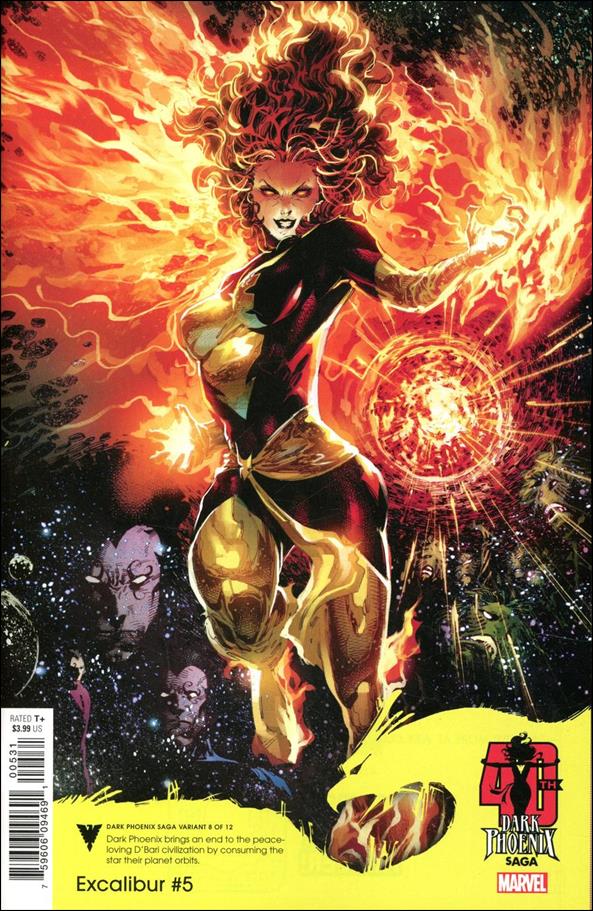 Excalibur (2019) issue 5-C Philip Tan Dark Phoenix 40th Anniversary Cover