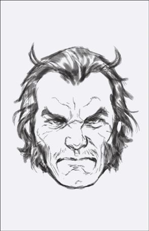 Wolverine (2020) issue 46-D Mark Brooks 1:50 Headshot Sketch Virgin Cover