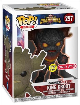 POP! Games figure 297-B King Groot GITD