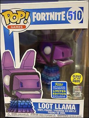 POP! Games figure 510-B Loot Llama ()GITD Summer Convention Exclusive)