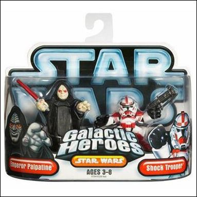 Star Wars: Galactic Heroes figure 30 Emperor Palpatine and Shock Trooper