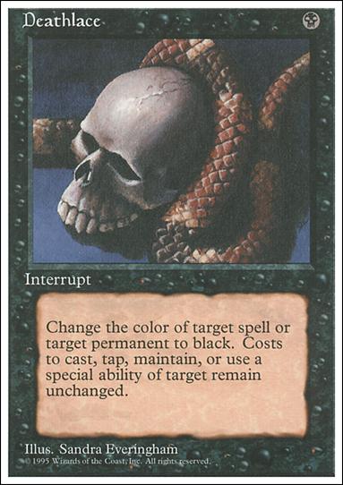 Magic the Gathering: 4th Edition (Base Set) card 131 Deathlace