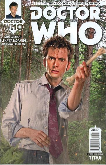 Doctor Who: The Tenth Doctor Year Two issue 5-B Will Brooks Photo Subscription Cover 