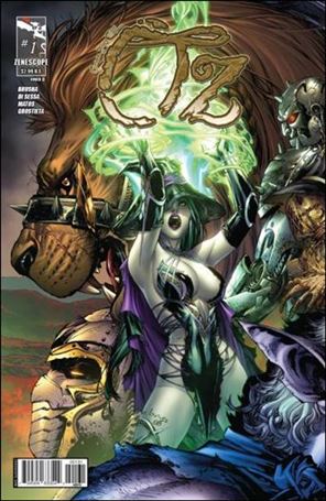 Grimm Fairy Tales Presents Oz issue 1-C e.Bas Left Side Cover