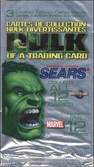 Hulk of a Trading Card Sears card 2 Pack