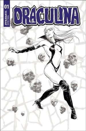 Draculina (2022) issue 1-P Rafael Kayanan 1:20 Black & White Cover