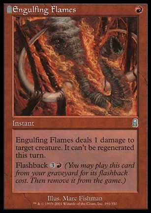 Magic the Gathering: Odyssey (Base Set) card 191 Engulfing Flames