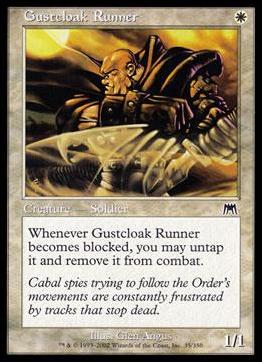 Magic the Gathering: Onslaught (Base Set) card 35 Gustcloak Runner