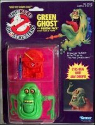 Real Ghostbusters figure 14-B Green Ghost (Slimer) with Red Proton Pack