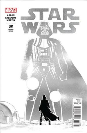 Star Wars (2015) issue 4-C John Cassaday 1:100 Black and White  Cover