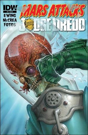 Mars Attacks Judge Dredd issue 3 Greg Staples Cover