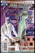 Battlestar Galactica: The Final Five issue 2-D Nigel Raynor Negative Cover