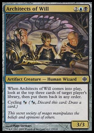 Magic The Gathering: Alara Reborn (Base Set) card 17 Architects of Will
