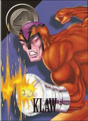Marvel Vision (Base Set) card 62 Klaw