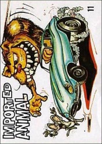 Odd Rods (Base Set) card 11  Imported Animal