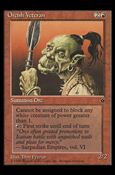 Magic the Gathering: Fallen Empires (Base Set) card 62 Orcish Veteran