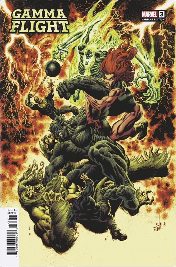 Gamma Flight issue 3-B Kyle Hotz Cover