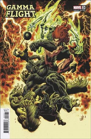 Gamma Flight issue 3-B Kyle Hotz Cover