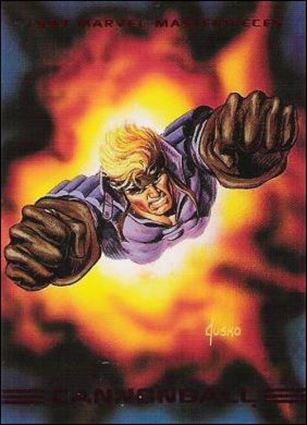 1993 Marvel Masterpieces (Base Set) card 50 Cannonball