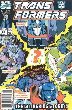 Transformers (1984) issue 69-B Newsstand Cover