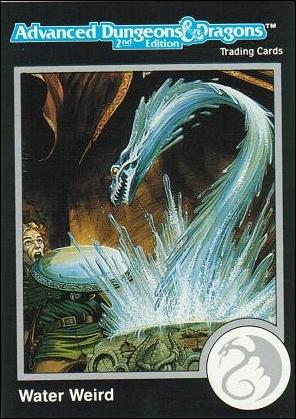 TSR 1991 Trading Cards Premier Edition Factory Set (Base Set) card 40 Advanced D & D - Water Weird