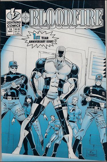 Bloodfire issue 12-B Blue Cover