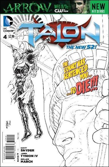 Talon (2012) issue 4-C Guillem March 1:100 Sketch Cover