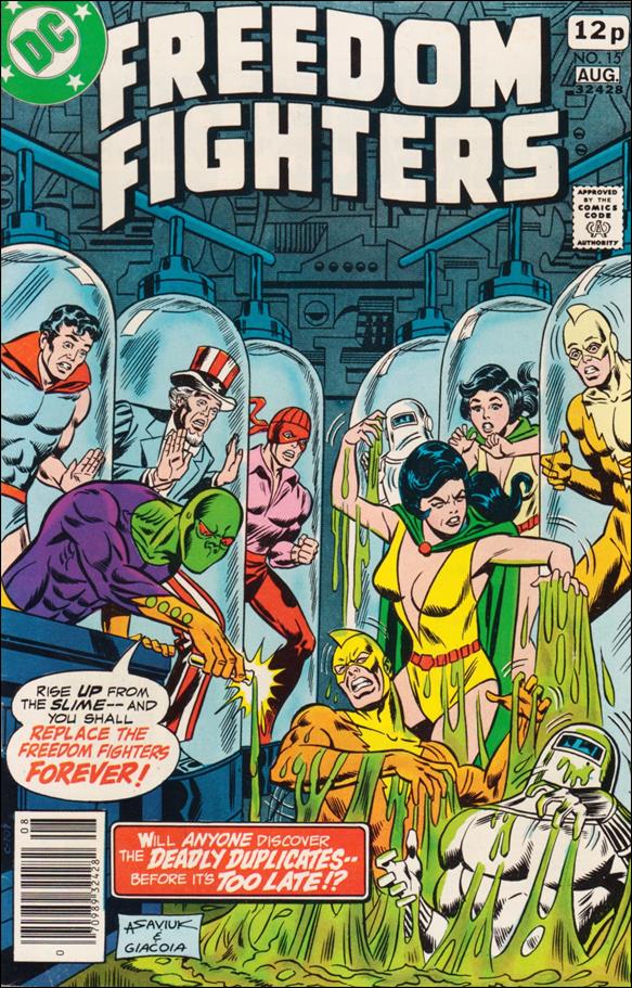 Freedom Fighters (1976) issue 15-B UK Price Cover