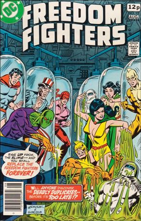 Freedom Fighters (1976) issue 15-B UK Price Cover