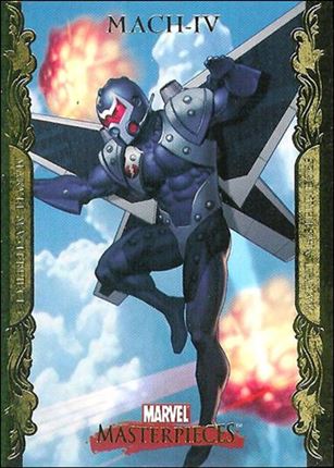 2007 Marvel Masterpieces (Parallel Gold Border Base Set) card 53 Mach-IV