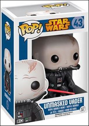 POP! Star Wars figure 43 Unmasked Vader